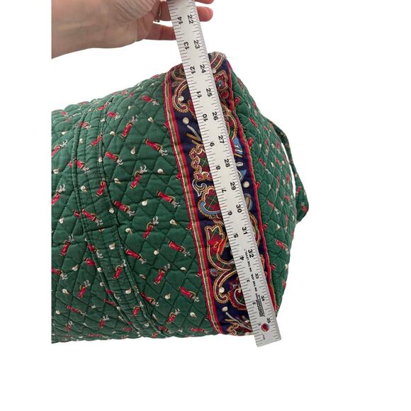 Rare Vera Bradley Vintage Golf Print Extra Large Duffel Bag Made in USA - Picture 7 of 11